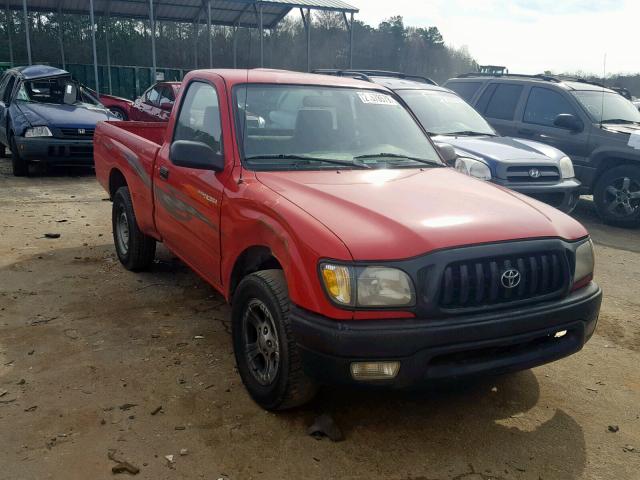 5TENL42N21Z778993 - 2001 TOYOTA TACOMA RED photo 1