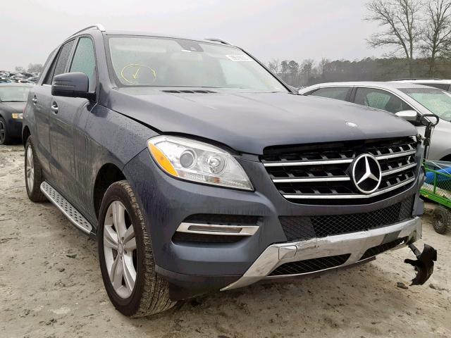 4JGDA5JB9EA271020 - 2014 MERCEDES-BENZ ML 350 GRAY photo 1