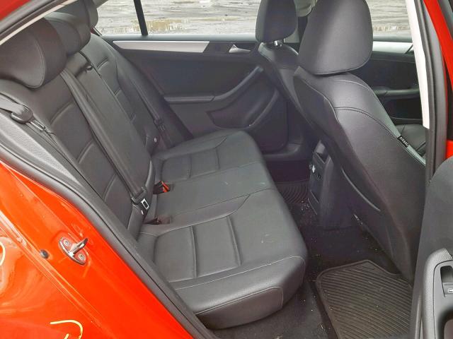 3VWLP7AJXCM428553 - 2012 VOLKSWAGEN JETTA SEL RED photo 6