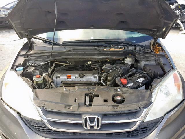 5J6RE4H40BL104569 - 2011 HONDA CR-V SE GRAY photo 7