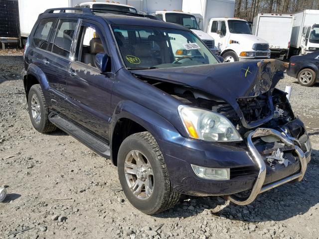 JTJBT20X230002374 - 2003 LEXUS GX 470 BLUE photo 1