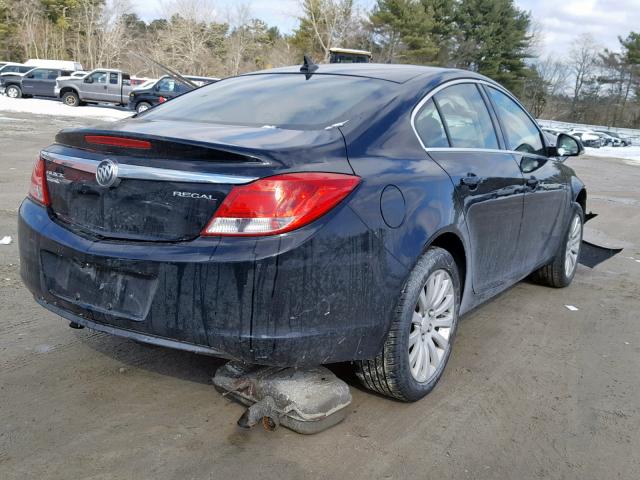 2G4GR5EK2C9119511 - 2012 BUICK REGAL BLACK photo 4