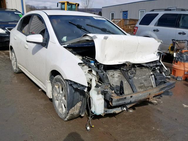 3N1AB6AP8CL659239 - 2012 NISSAN SENTRA 2.0 WHITE photo 1