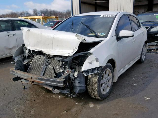 3N1AB6AP8CL659239 - 2012 NISSAN SENTRA 2.0 WHITE photo 2