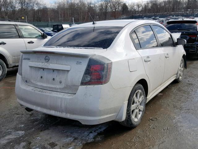 3N1AB6AP8CL659239 - 2012 NISSAN SENTRA 2.0 WHITE photo 4