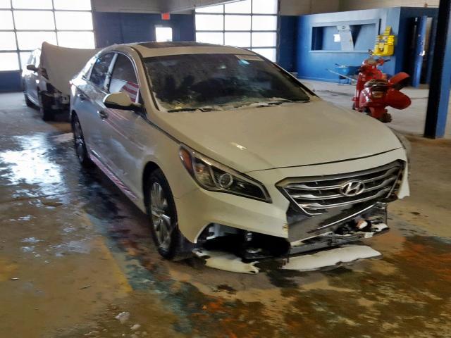 5NPE34AF5HH468120 - 2017 HYUNDAI SONATA SPO WHITE photo 1