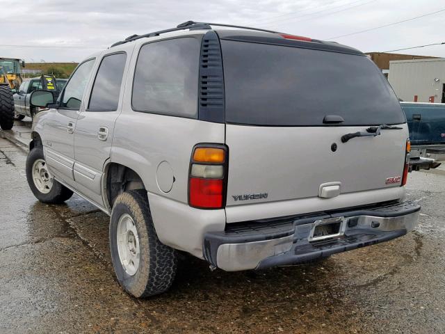 1GKEC13V25J242837 - 2005 GMC YUKON BEIGE photo 3