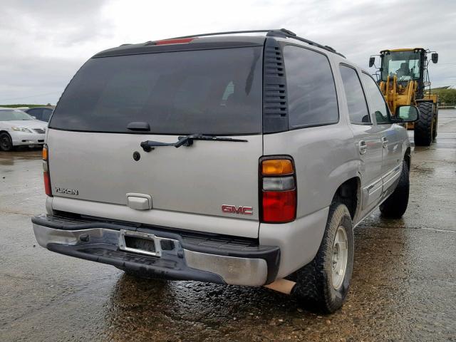 1GKEC13V25J242837 - 2005 GMC YUKON BEIGE photo 4