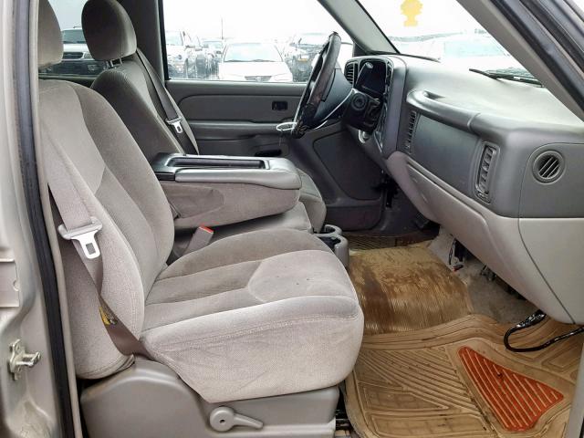 1GKEC13V25J242837 - 2005 GMC YUKON BEIGE photo 5