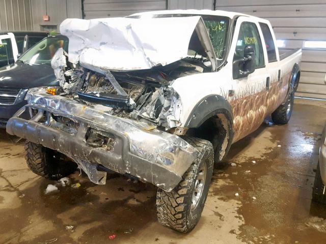 1FTSW31F0YED61089 - 2000 FORD F350 SRW S WHITE photo 2