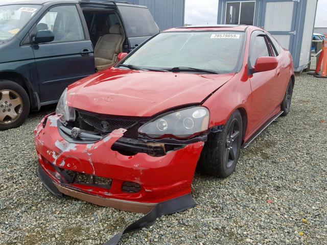 JH4DC53092C038036 - 2002 ACURA RSX TYPE-S RED photo 2
