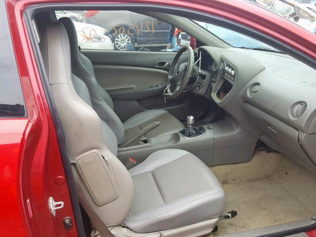 JH4DC53092C038036 - 2002 ACURA RSX TYPE-S RED photo 5