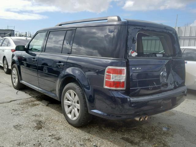 2FMDK51C79BA12090 - 2009 FORD FLEX SE BLUE photo 3