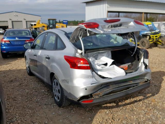 1FADP3E24GL306853 - 2016 FORD FOCUS S SILVER photo 3