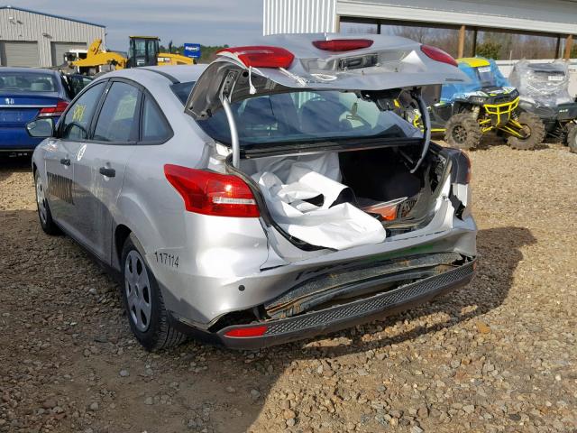 1FADP3E24GL306853 - 2016 FORD FOCUS S SILVER photo 9