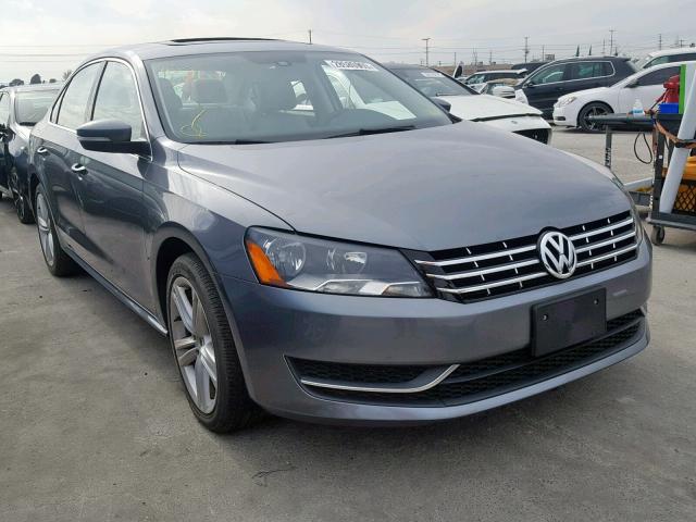 1VWBV7A33FC072861 - 2015 VOLKSWAGEN PASSAT SE GRAY photo 1