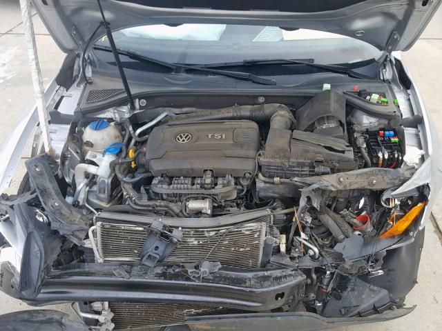 1VWAT7A33FC038632 - 2015 VOLKSWAGEN PASSAT S SILVER photo 7