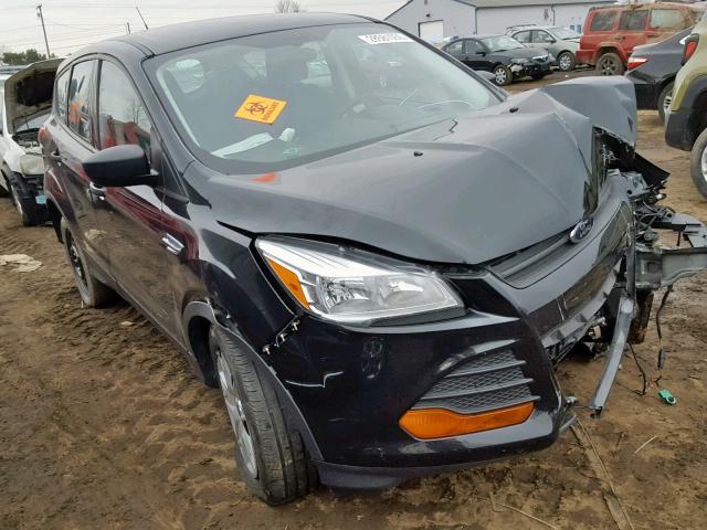 1FMCU0F71EUA60211 - 2014 FORD ESCAPE S BLACK photo 1