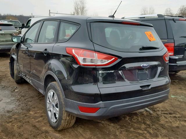 1FMCU0F71EUA60211 - 2014 FORD ESCAPE S BLACK photo 3