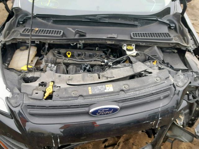 1FMCU0F71EUA60211 - 2014 FORD ESCAPE S BLACK photo 7