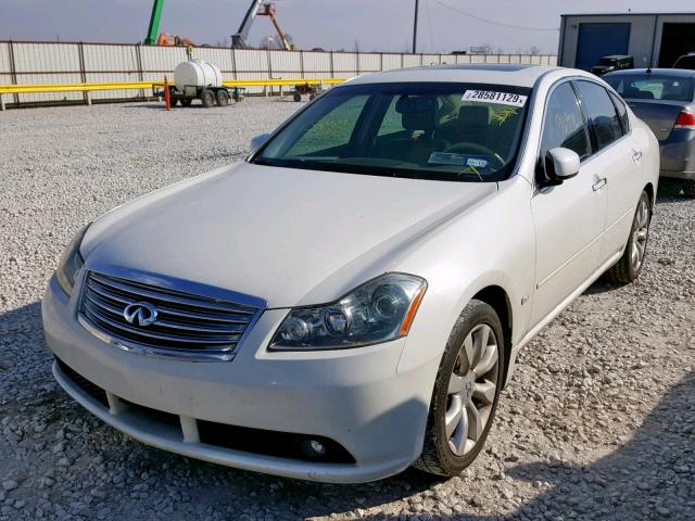 JNKAY01E37M306828 - 2007 INFINITI M35 BASE WHITE photo 2