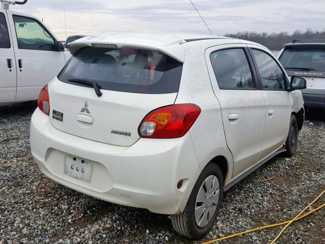 ML32A3HJ0EH008017 - 2014 MITSUBISHI MIRAGE DE WHITE photo 4