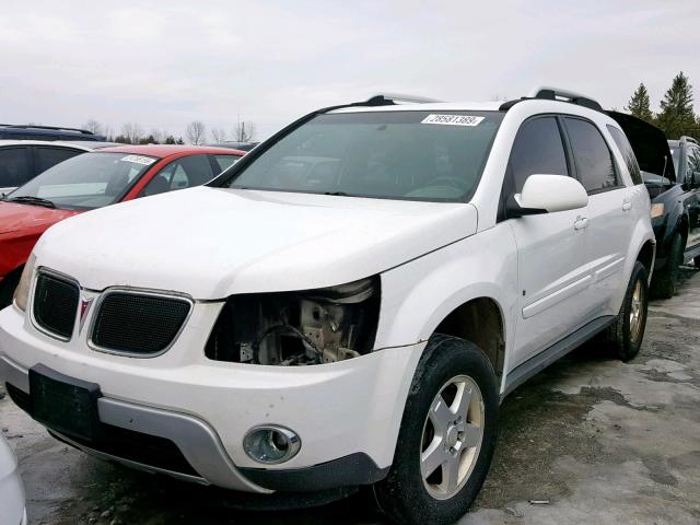 2CKDL63F276076406 - 2007 PONTIAC TORRENT WHITE photo 2