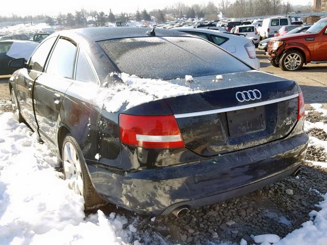 WAUDH74F87N128952 - 2007 AUDI A6 3.2 QUA BLACK photo 3