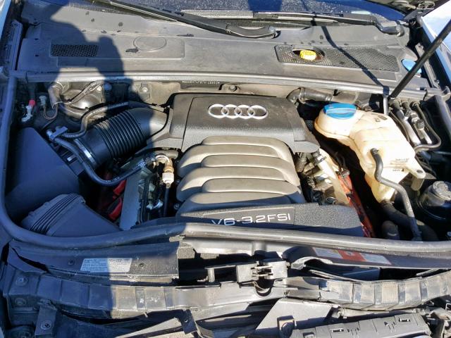 WAUDH74F87N128952 - 2007 AUDI A6 3.2 QUA BLACK photo 7