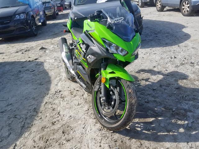 JKAEXKG11JDA14122 - 2018 KAWASAKI EX400 GREEN photo 1