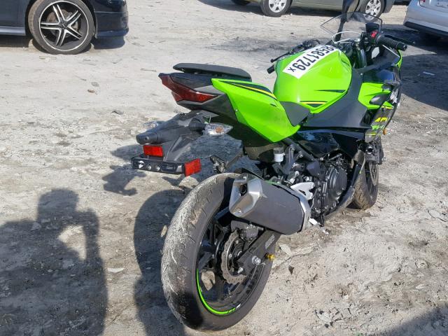 JKAEXKG11JDA14122 - 2018 KAWASAKI EX400 GREEN photo 4