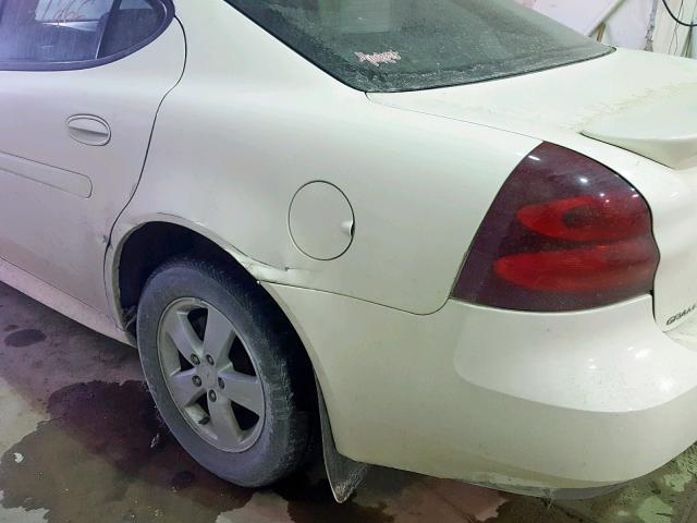 2G2WP552881153243 - 2008 PONTIAC GRAND PRIX WHITE photo 9