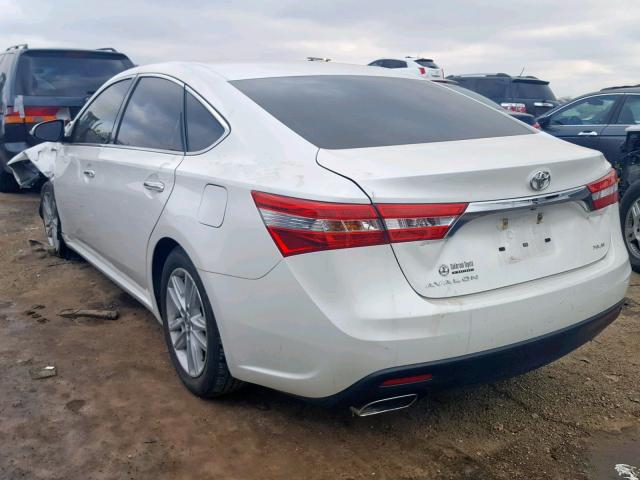 4T1BK1EB4EU083060 - 2014 TOYOTA AVALON BAS WHITE photo 3