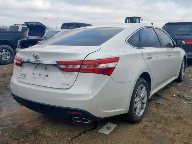 4T1BK1EB4EU083060 - 2014 TOYOTA AVALON BAS WHITE photo 4