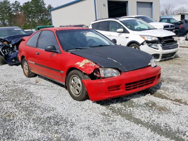 1HGEJ2129SL044483 - 1995 HONDA CIVIC DX RED photo 1