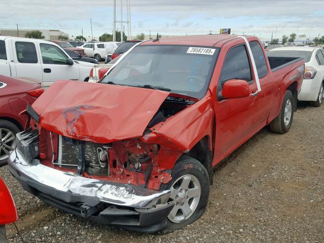 1GTE5MFE5C8109271 - 2012 GMC CANYON SLE RED photo 2