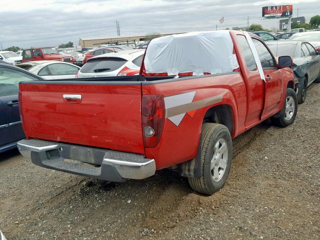 1GTE5MFE5C8109271 - 2012 GMC CANYON SLE RED photo 4