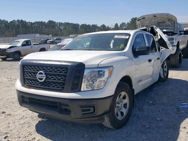 1N6AA1EKXJN529801 - 2018 NISSAN TITAN S WHITE photo 2