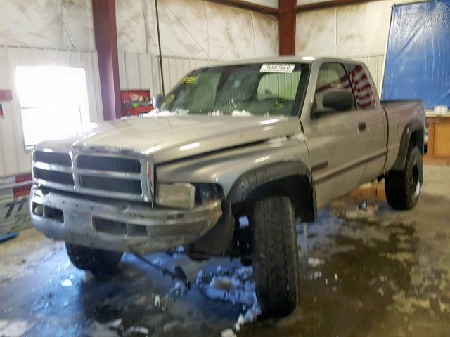 1B7KF2361YJ161272 - 2000 DODGE RAM 2500 GRAY photo 2