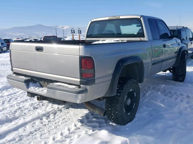 1B7KF2361YJ161272 - 2000 DODGE RAM 2500 GRAY photo 4