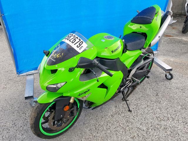 JKAZXCD146A011524 - 2006 KAWASAKI ZX1000 D6F GREEN photo 2