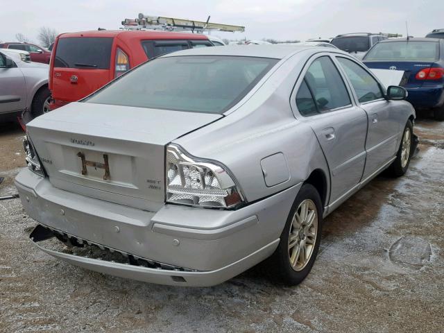 YV1RH592772631077 - 2007 VOLVO S60 2.5T SILVER photo 4