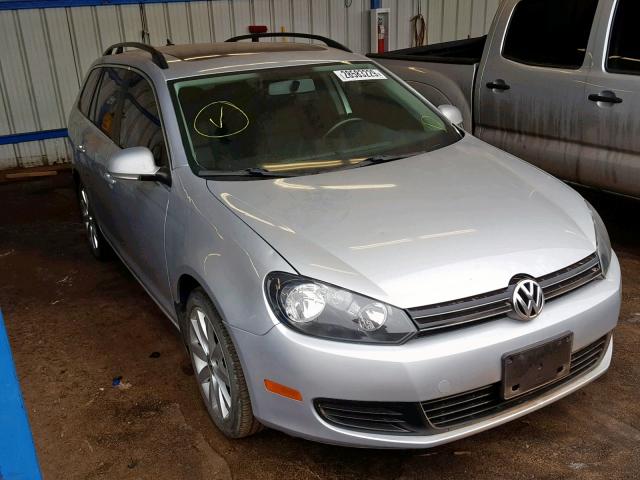 3VWPL7AJ7CM698384 - 2012 VOLKSWAGEN JETTA TDI SILVER photo 1