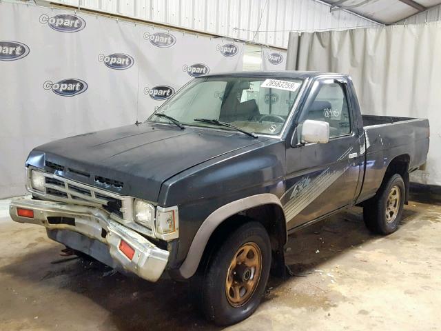 1N6SD11Y6MC383354 - 1991 NISSAN TRUCK SHOR BLACK photo 2