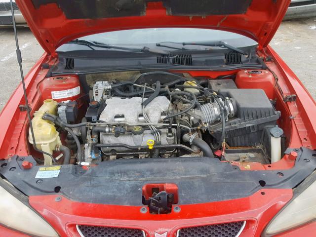 1G2NF12E91M604566 - 2001 PONTIAC GRAND AM S RED photo 7