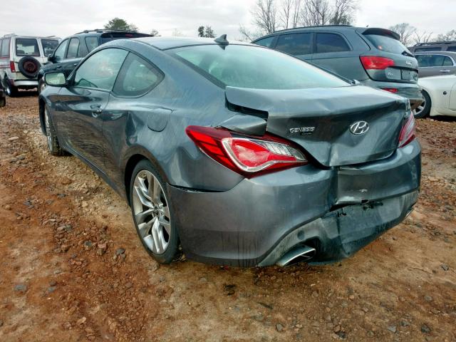 KMHHU6KJ3FU124521 - 2015 HYUNDAI GENESIS CO GRAY photo 3