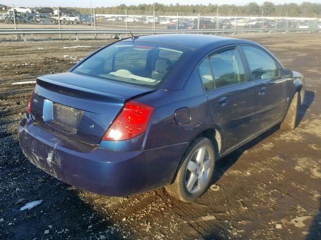 1G8AL55F77Z146773 - 2007 SATURN ION LEVEL BLUE photo 4