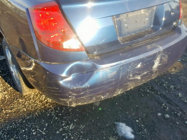 1G8AL55F77Z146773 - 2007 SATURN ION LEVEL BLUE photo 9