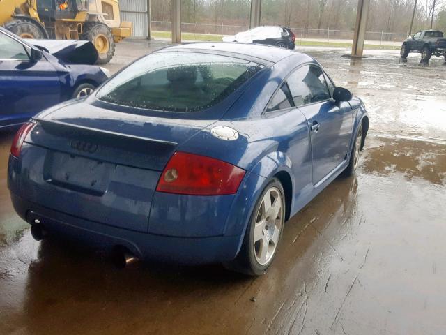 TRUWT28N611013236 - 2001 AUDI TT QUATTRO BLUE photo 4