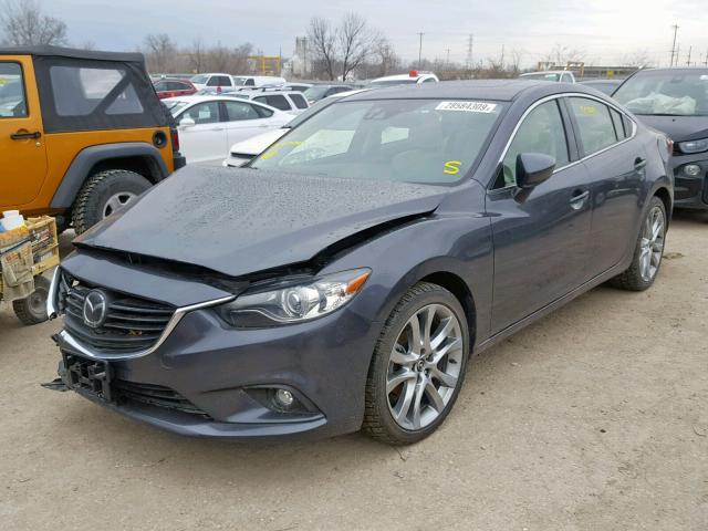 JM1GJ1W62E1129940 - 2014 MAZDA 6 GRAND TO GRAY photo 2